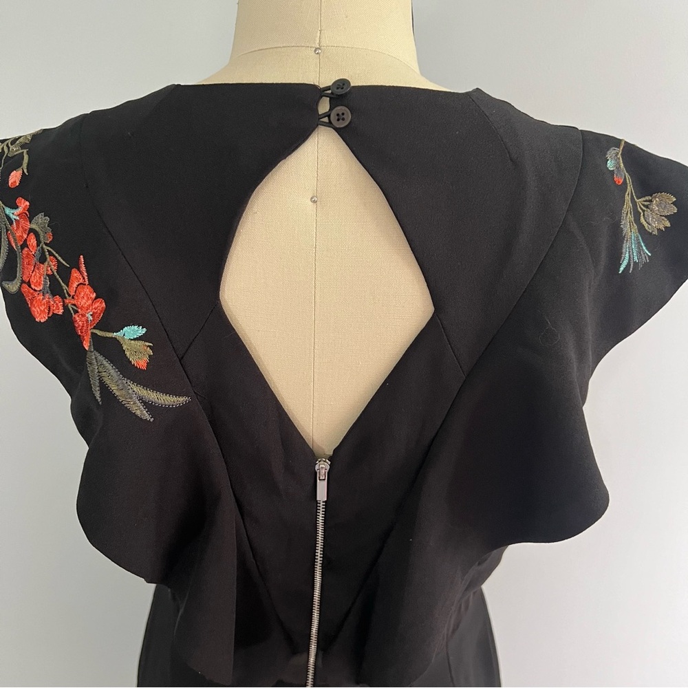 ABS Collection Floral Ruffle Dress - Picture 4 of 6